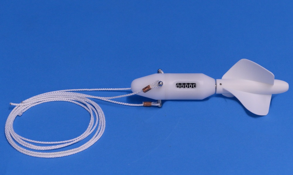 Digital Flow Meter with back-run stop